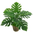thumbnail image 4 of SPRING PARK 1Pc Monstera Office Home Artificial Leaves Tropical Monstera Leaves Palm Tree Leaf Plant DIY Decorations for Home Kitchen Wedding Party, 4 of 7