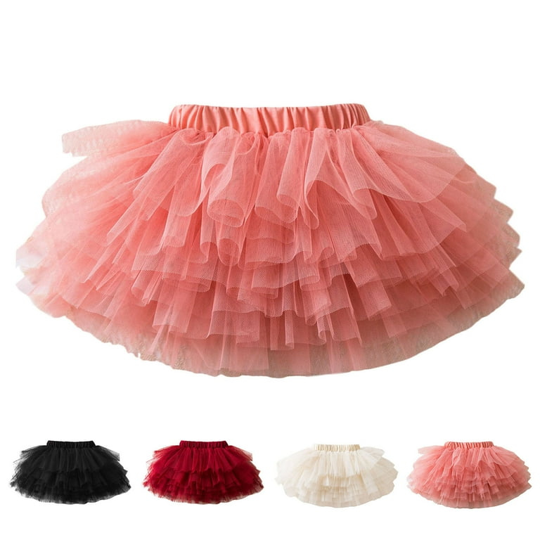 adviicd Girls Skirts Tutu Skirt Girls Elastic Ballet Dance Skirts