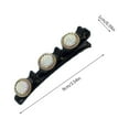thumbnail image 3 of Pompotops Hair Clips with 3 Small Clips for Women Girls Cute Pearl Hair Barrettes Hair Accessories, 3 of 4