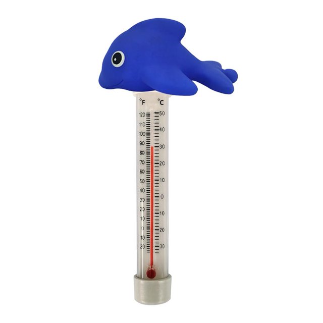Swimming Pool Thermometer,Cute Fruit Floating Pool Thermometer, Easy to Read,Fish Shape Pool Thermometers for Swimming Pool,Spa,Hot Tub,Ice Bath,Fish Pond