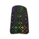 thumbnail image 3 of Disketp Mardi Gra Geometric Estuche de Lápices de Doble Capa con Tapa Abatible y Cremallera, Organizador Escolar para Adolescentes y Adultos, 3 of 7