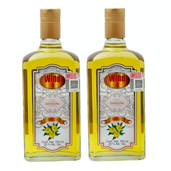 Pack de 2 Crema-Licor Wind 4 Damiana 750 ml