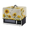 thumbnail image 7 of TSOVTHRID Sunflower Dragonfly Butterfly Print Countertop Microwave Oven Cover Dust Protection Small Appliance Toaster Ovens Dust Cover for Kitchen Decor, 18.25"W x 14.5"D x 11"H, S, 7 of 7