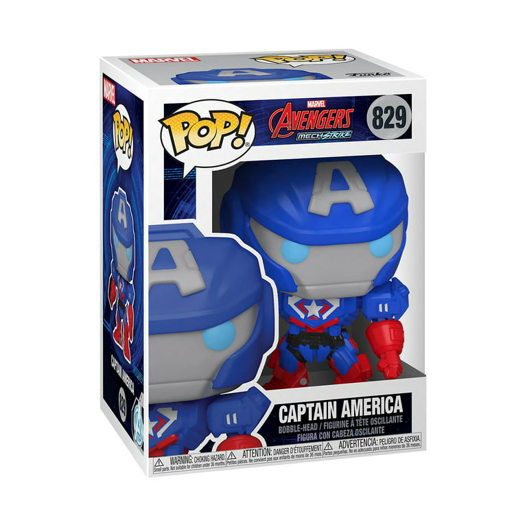 Funko POP! Jumbo: Marvel: Avengers Mech Strike - Captain America - Walmart  Exclusive