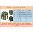 thumbnail image 2 of HCURIBAD Mens Shirts, Men's Shirt Outdoor Workwear Camouflage Shirt with Pocket Mens Button down Long Sleeve Shirt, Work Shirts for Men, Mens Clothes 1x Shirt Green XL, 2 of 4