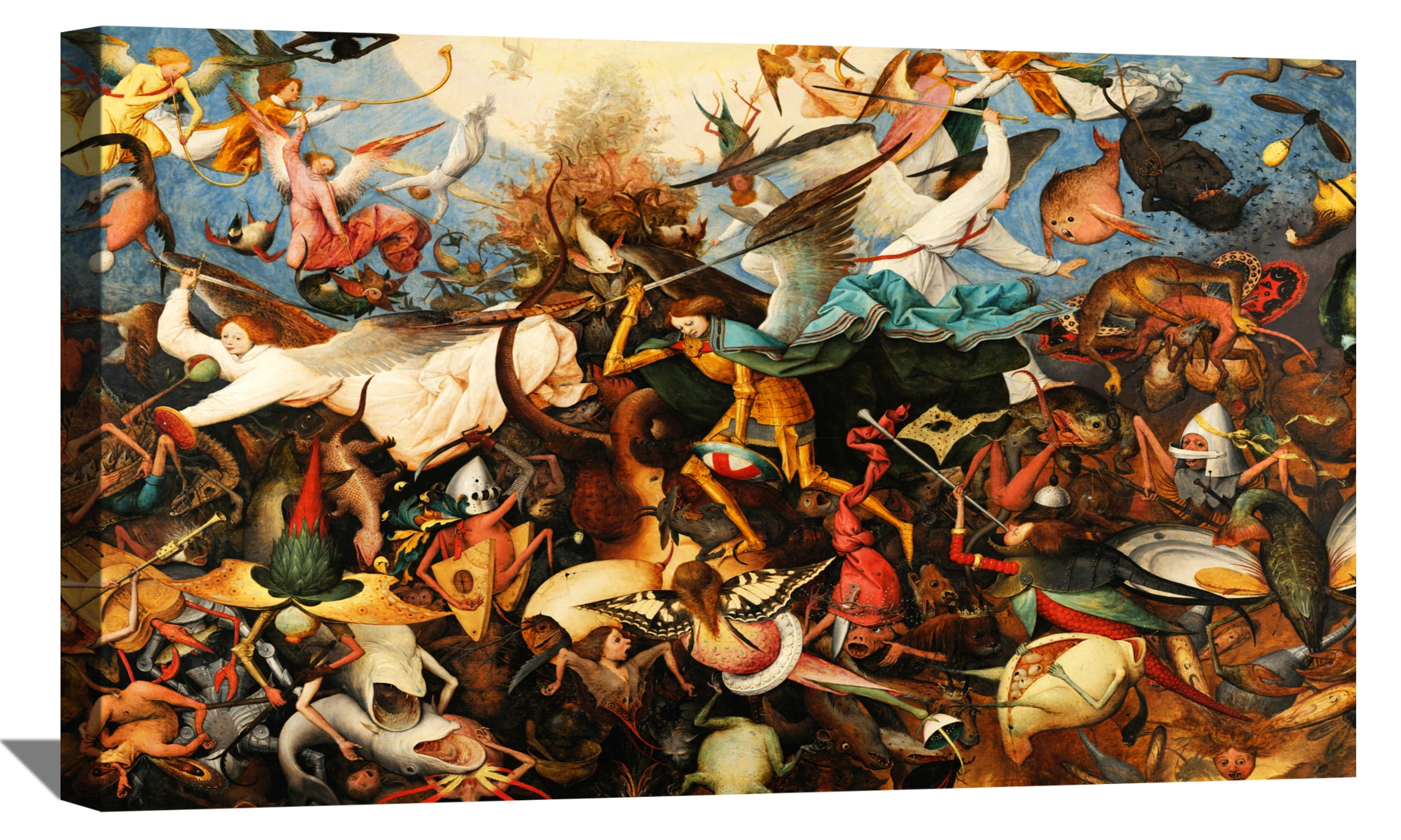Pieter Bruegel The Elder Painting The Fall Of The Rebel Angels By Pieter Brueghel Canvas Art