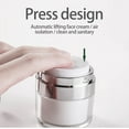thumbnail image 3 of Rungungde Airless Pump Jar - New Empty Airless Cosmetic Container Bottles, The Best Refillable Container for Creams, Gels & Lotions, Leak Proof BPA FREE Portable Travel Size Container, 3 of 7