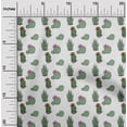 thumbnail image 2 of oneOone Cotton Poplin Green Fabric Cactus Sewing Fabric By The Yard Printed Diy Clothing Sewing Supplies 42 Inch Wide, 2 of 5