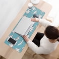 thumbnail image 3 of Long Mouse Pads for Desk,Blue Dinosaurs Skeletons Pterosaurs Desk Mats on Top Of Desks, Desk Mouse Pad Extra Large with 3mm Non-Slip Base and Stitched Edge for Gaming,Work,Home 31.5"x11.8", 3 of 5