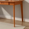 thumbnail image 6 of MONSLIPA Industrial Modern Wooden Desk with Storage Drawers, Office Computer Desk and Home Office Desk with Sturdy Wood Legs, 47" Long (Walnut), 6 of 7