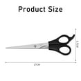 thumbnail image 4 of FACEGA Hair Scissors,Stainless Steel Hair Cutting Scissors with Ergonomic Plastic Handle,Precision Straight Shears for Salon,Home Use,Lightweight Craft Scissors, 4 of 4