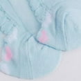 thumbnail image 5 of LYMAYTER 1-12Y 6 Pack Toddler Dress Socks Ruffle Solid Color Ankle Socks Girls Baby Summer Mesh Sock, 5 of 7