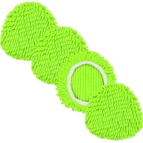 4 Pack Reusable Microfiber Mop Pads Compatible with O-Cedar EasyWring 1-Tank Spin Mop System,Elastic Mop Head Replacement for Deep Clean,Machine Washable Mop Refills
