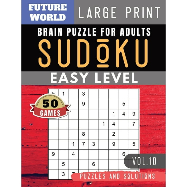sudoku puzzles book large print sudoku easy large print future world activity book sudoku easy quiz