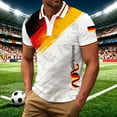 thumbnail image 2 of Family Matching Soccer Jersey T Shirts for Men Boys Germany Flag Printed Short Sleeve Football Fan Tops, 2 of 5