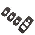 thumbnail image 3 of 4 piezas de cubierta de panel de control de ventana de coche, ABS, patrón de fibra de carbono, interruptor de elevación, pegatina de repuesto para Ford Ranger, 3 of 14