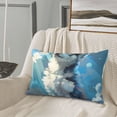 thumbnail image 5 of Lsque Cloud Sunshine Puppy Pattern Pillow Case – Soft & Cozy Throw Pillow Cover, Hypoallergenic Cushion Case for Sleeping Women with Envelope Closure-16"x24", 5 of 6