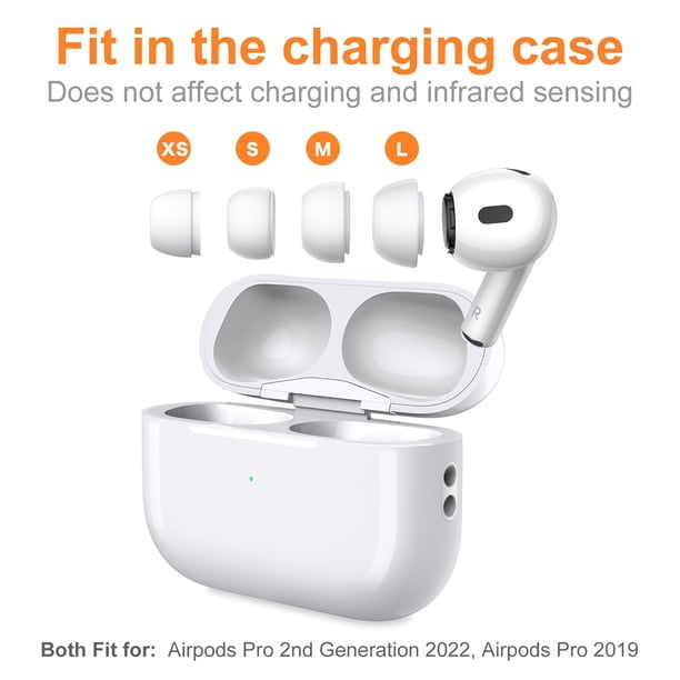 AirPods Pro 2 Ear Tips, Soft Silicone Accessories, Anti-Slip