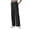 01-Black, variant on SUYOLL Women'S Pants Solid Color with Pockets Loose Fit Straight Leg Design Comfortable Everyday Wear Comfy Daily Trousers