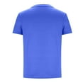 thumbnail image 4 of Men's Graphic Tee Shirt with Pocket, Shirts under $5 for Mens, Shorts Sleeve Crewneck Tops,Light Blue Mens and Big Men's XXXL, 4 of 5