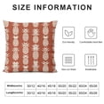 thumbnail image 6 of JRXY Pineapple Orange 2-Piece Short Plush Pillowcase Set White, 6 of 6