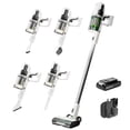 thumbnail image 1 of Greenworks 24V Brushless Cordless Stick Vacuum, Lightweight, Handheld, Pet, Anti-Allergen HEPA Filtration, Hard Floor, Carpet, Car, 4Ah Battery, and 30-Minute Charge Time (White), 1 of 2