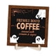thumbnail image 2 of Letrero de escritorio de Halloween, letrero de madera para café, letrero artístico, letrero decorativo de fantasma para mesa. Estilo F, 2 of 9