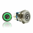 thumbnail image 1 of AutoLoc Accessoires de Puissance Bouton de Verrouillage AUTSW39G 16mm avec Anneau LED Vert, 1 of 1