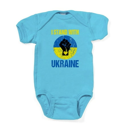 

CafePress - Support Ukraine I Stand With Ukraine Body Suit - Cute Infant Bodysuit Baby Romper - Size Newborn - 24 Months