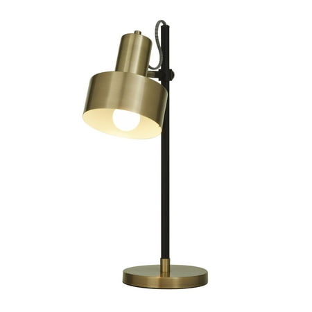 DecMode 23  Spotlight Gold Desk Lamp with Gold Metal Shade