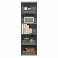 thumbnail image 4 of Furinno LUDER 5-Tier Bookshelf in Bookcase in Sage Green, 4 of 6