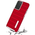 thumbnail image 4 of Xpm Case for Samsung Galaxy S21 Ultra (6.8") Hybrid Tuff Armor Rugged Texture Rubber Dual Layers TPU+PC Drop Protection Cover for Galaxy S21 Ultra - Red, 4 of 5