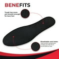 thumbnail image 5 of JobSite Odor Stop Insoles - Activated Charcoal Insoles - 2 pairs, 5 of 12