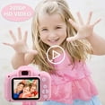 thumbnail image 3 of Sywqhk Mini cámara digital para niños con doble lente + lector de tarjetas USB con tarjeta TF de 32 GB (rosa), 3 of 9