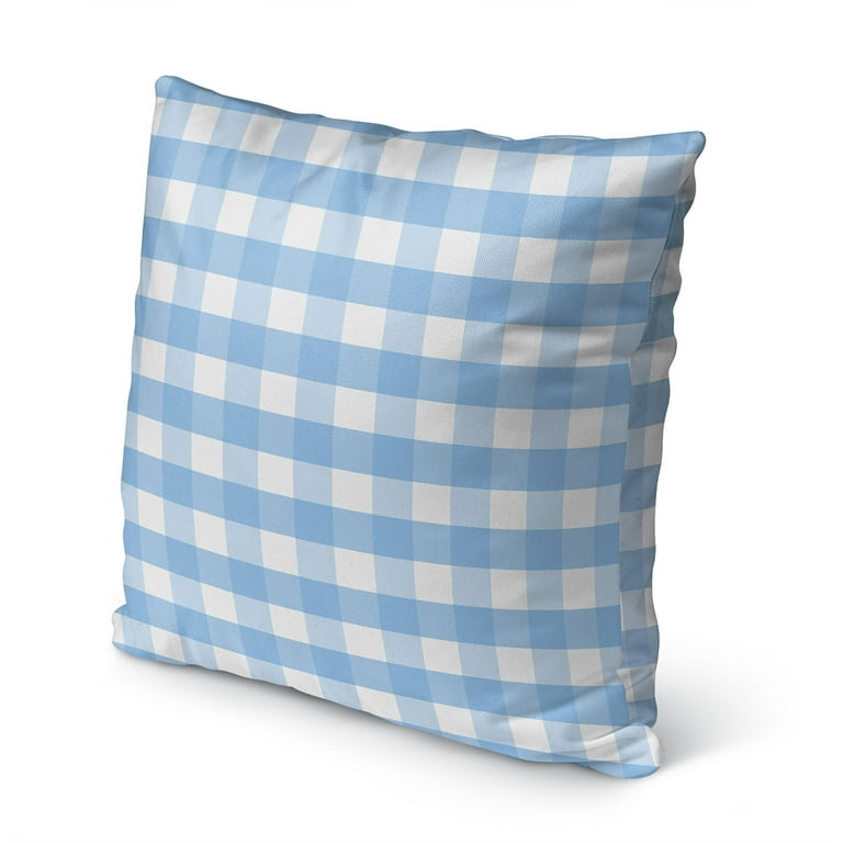 Gingham outdoor pillows cheap