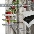 thumbnail image 6 of Christmas Ball Curtains, Dreamy Snowy Gliiter Red Sliver Xmas Baubles Wreath Rural Wood Door Pattern Window Treatments, Blackout Rod Pocket Drapes for Living Room Bedroom Kitchen Bathroom 84x84in, 6 of 8