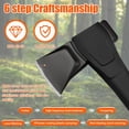thumbnail image 4 of X7 Hatchet Axe, 14” Camping Axe for Wood Splitting & Kindling with Nylon Hollow Handle, Anti-Slip Shock Absorption Grip Outdoor Survival, Firewood, Hiking Yard Tools, 4 of 6