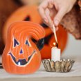 thumbnail image 2 of Shisuyan Lanterne Lumineuse d'Halloween Décorations de Citrouille d'Halloween avec Lumière LED, 2 of 8