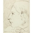 thumbnail image 3 of Benjamin Robert Haydon 20x24 Black Modern Framed Museum Art Print Titled - John Keats (1816), 3 of 5