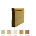 thumbnail image 2 of EWBB25 Beaded 3-1/2" Tall x 3/4" Baseboard Moulding. Unfinished, 2 of 7
