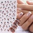 thumbnail image 3 of 6pcs Flower Nail Art Stickers - 5D Embossed Flowers Nail Stickers for Nails, 3 of 5