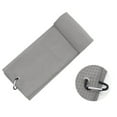 thumbnail image 3 of TNOBHG Waffle Pattern Golf Towel Microfiber Golf Towel with Carabiner Clip Waffle Pattern Super Soft Absorbent Golf Club Ball Wipe Cloth Golf Accessories, 3 of 8