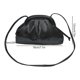 thumbnail image 2 of Bolso de noche para mujer PU plisado de alta capacidad para asistir a banquetes (negro), 2 of 6