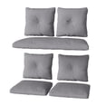thumbnail image 1 of CorLiving 7pc Remplacement Tissu Gris Ensemble de Coussin, 1 of 4