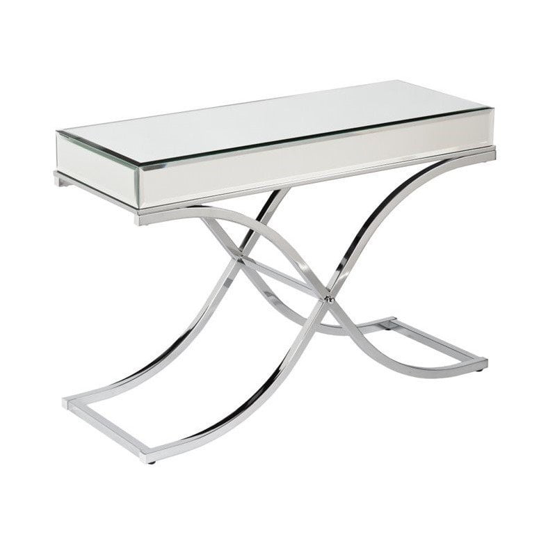 Southern Enterprises Ava Mirrored, Southern Enterprises Mirage Mirrored Console Tables