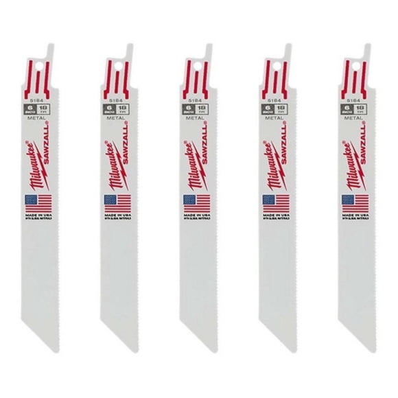 Seguetas Metal 6 X 18 D Para Sierra Sable Milwaukee 48005184 Milwaukee 48005184