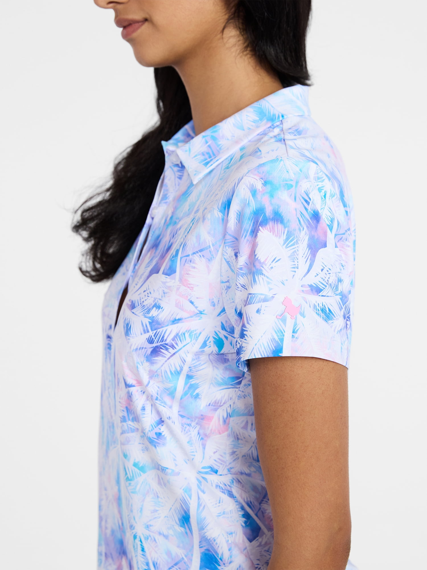 Birdie Bound Women’s Thanya Polo Shirt with Short Sleeves, Sizes XS-XXL