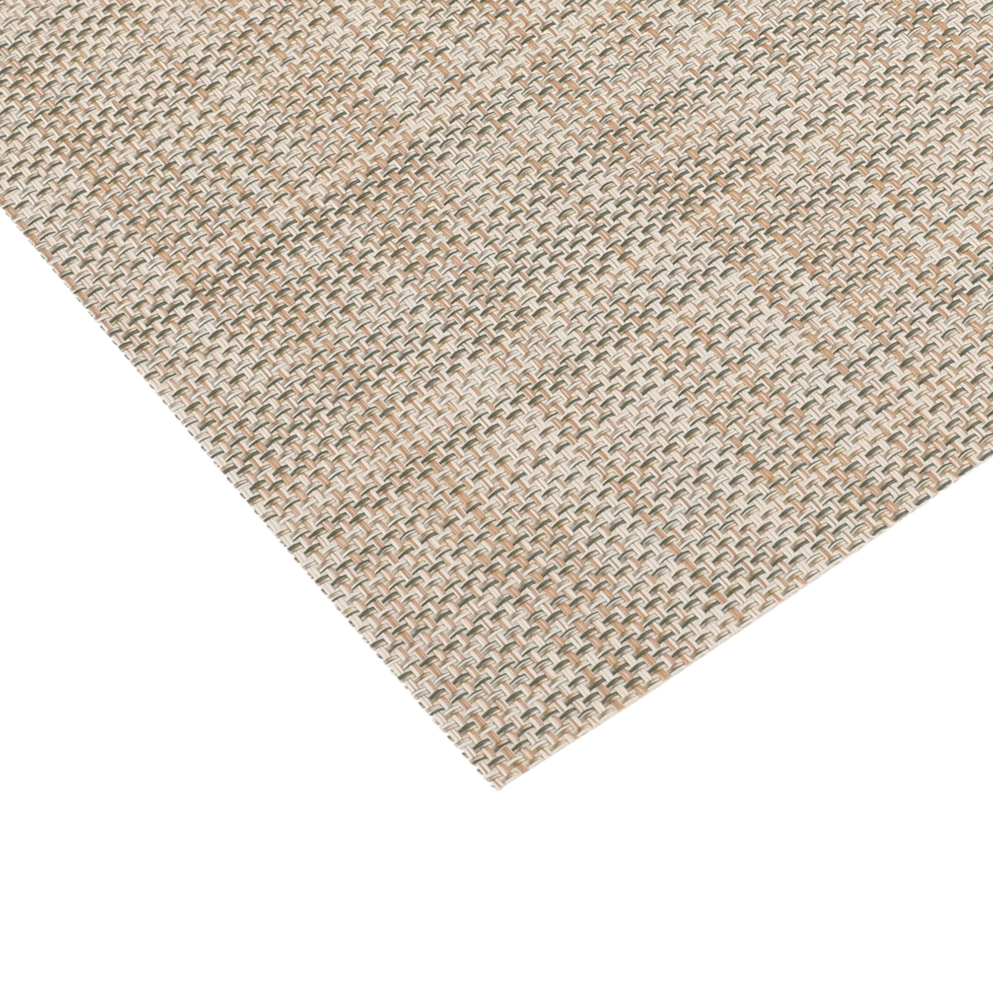 Unique Bargains Durable Placemats for Dining Table, Resistant Kitchen Place Mats Set of 6 Gold 18" x 12"