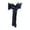Navy, variant on Under $10 Chair Sash Bows for Wedding, Light Blue Tulle Ribbon Chair Back Decor, Tulle Ribbon Chair Sash Bow with Flower for Wedding Banquet Party Decor Easy Installation 1 Piece