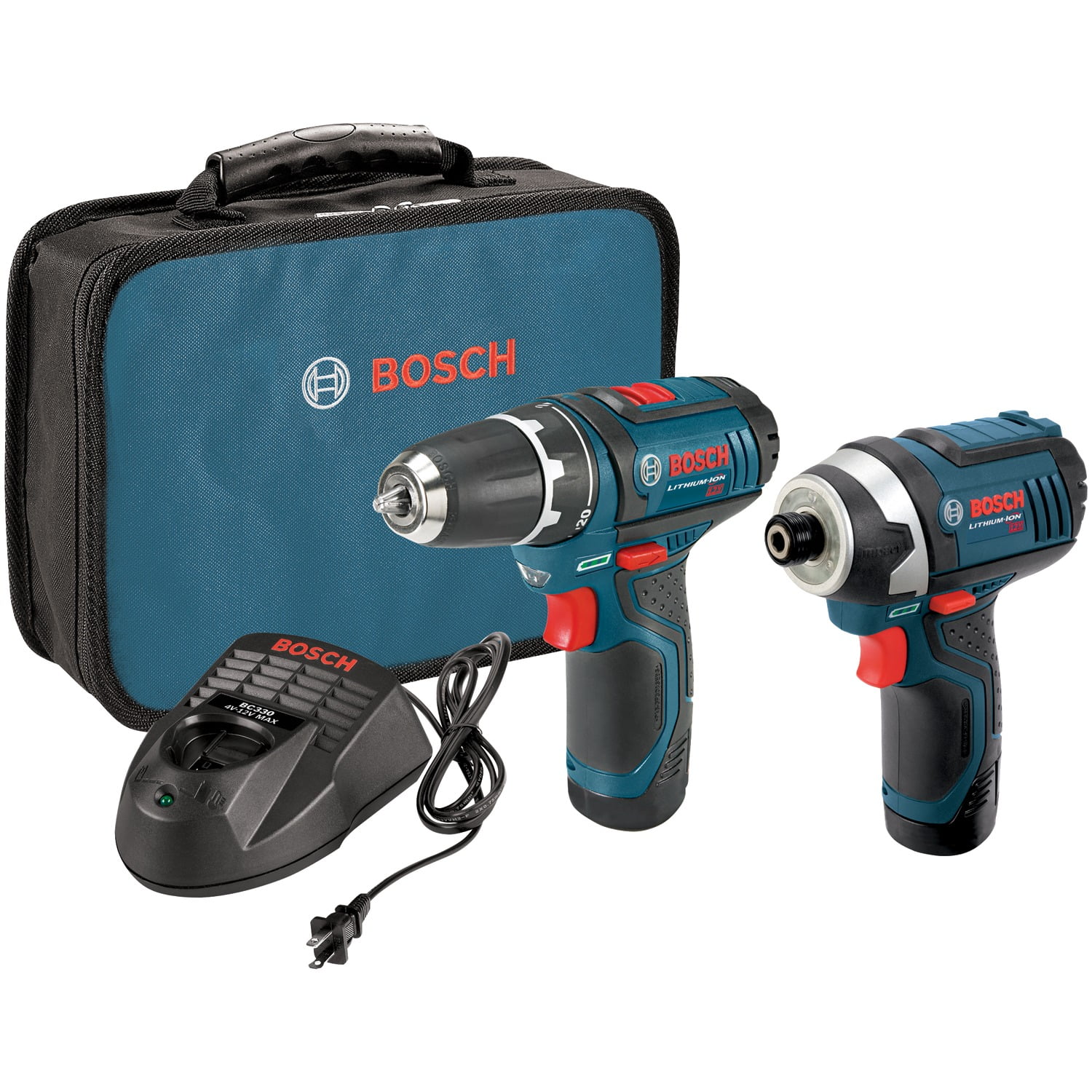 Bosch CLPK22-120 12V Lithium-Ion 3/8 in. Drill Driver and Impact Driver Combo Kit